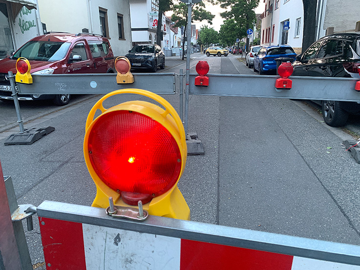 Baustelle in Nauheim