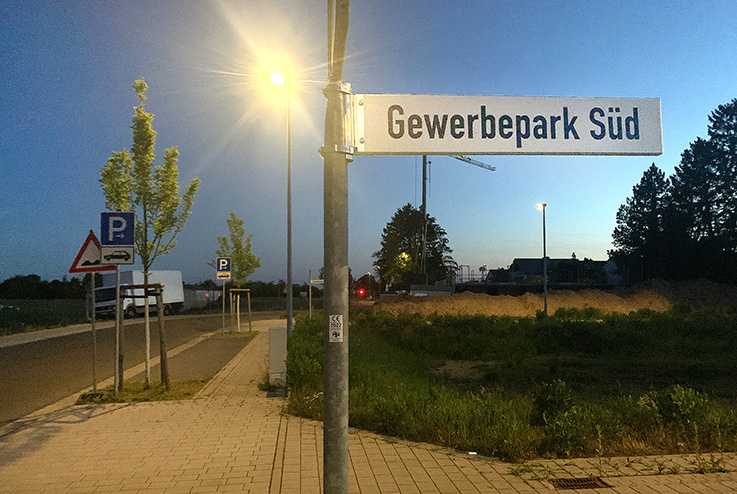 Nauheim-Online: Gewerbepark Sd in Nauheim 