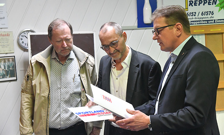 Nauheim-Online - Frderbescheid des Landes Hessen fr Turnverein in Nauheim