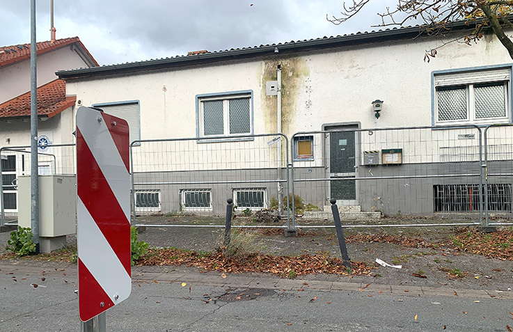 Nauheim-Online - Marodes Vereinsheim in Nauheim