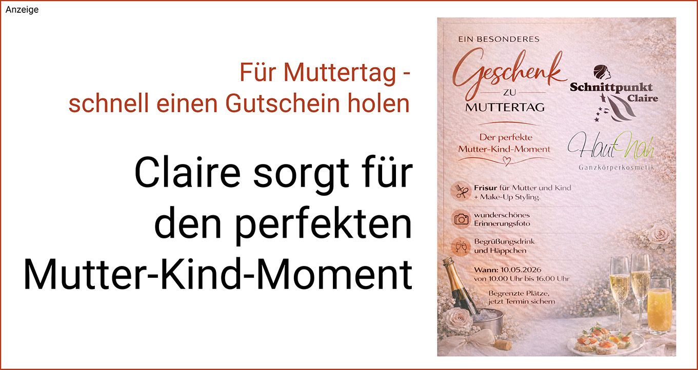 Nauheim-Online - Muttertagsaktion von Schnittpunkt Claire und HautNah in Nauheim