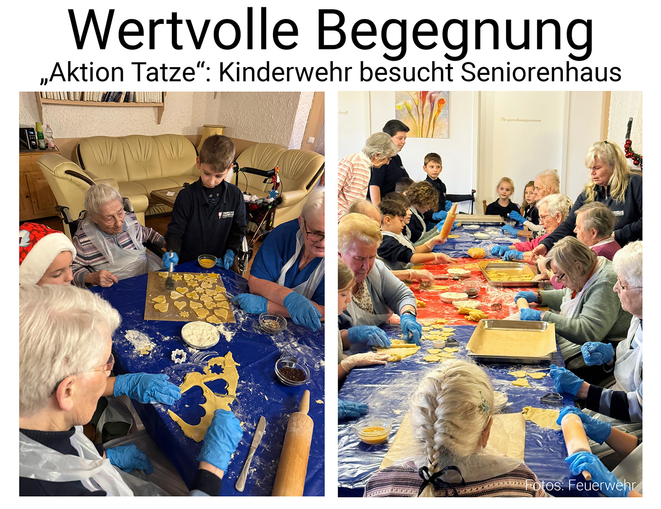 Nauheim-Online - Kinderfeuerwehr besucht Seniorenhaus in Nauheim