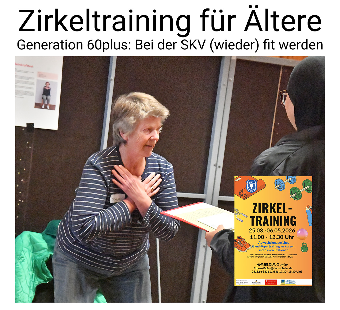 Nauheim-Online - Sport f�r Senioren bei der SKV in Nauheim