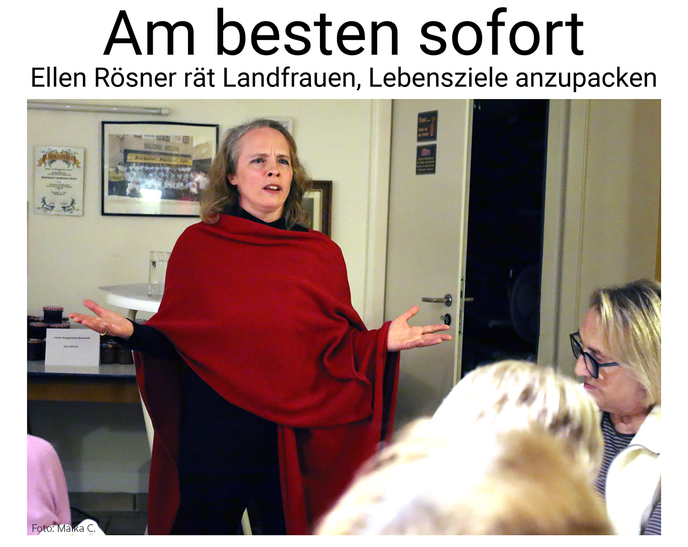 Nauheim-Online - Ellen Rsner bei den Landfrauen in Nauheim