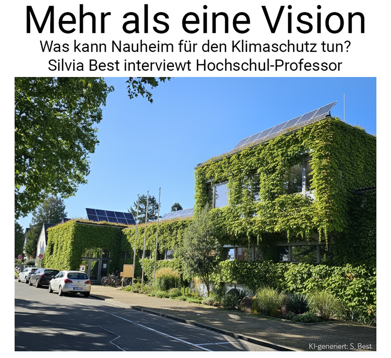 Nauheim-Online - Klimaschutz in Nauheim (KI-Foto)