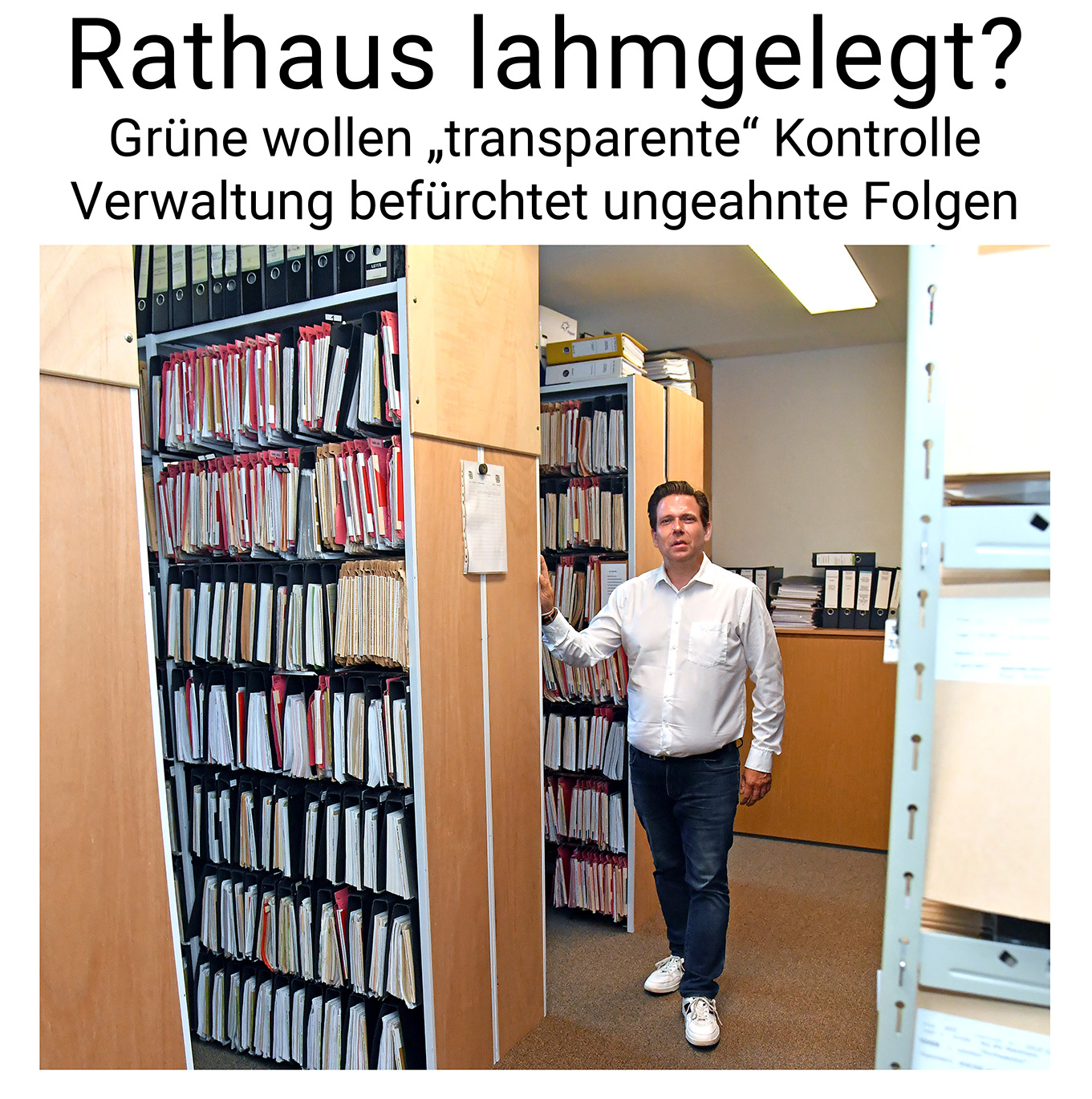 Nauheim-Online - Rathaus mit Verwaltungsakten in Nauheim