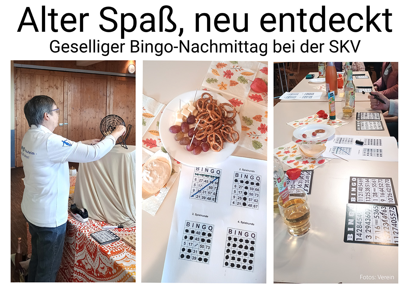 Nauheim-Online - Bingo-Nachmittag in Nauheim
