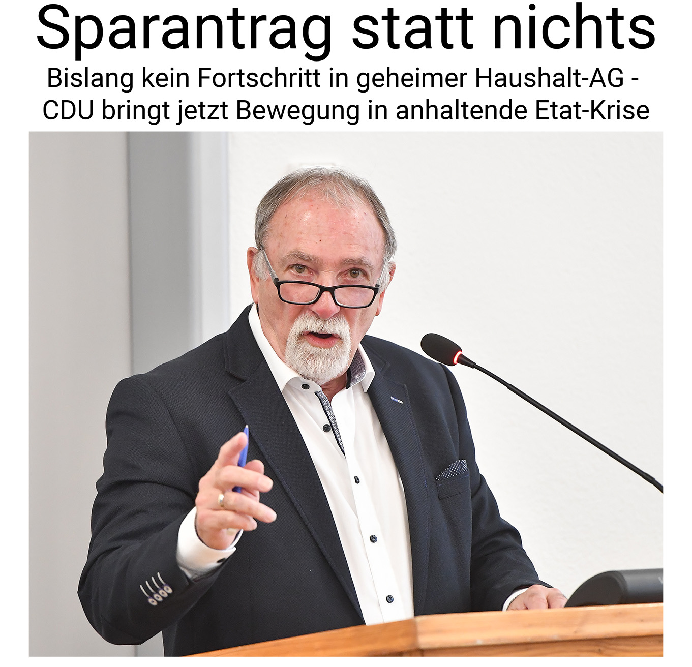 Nauheim-Online - Nauheimer CDU-Fraktionsvorsitzender Winfried Rehm