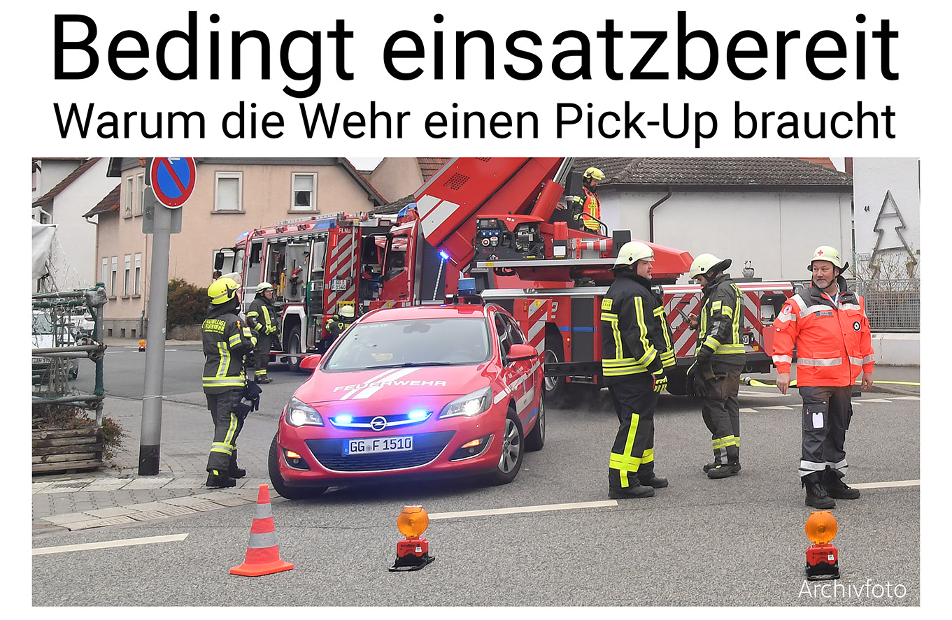 Nauheim-Online - Kommandowagen der Feuerwehr in Nauheim