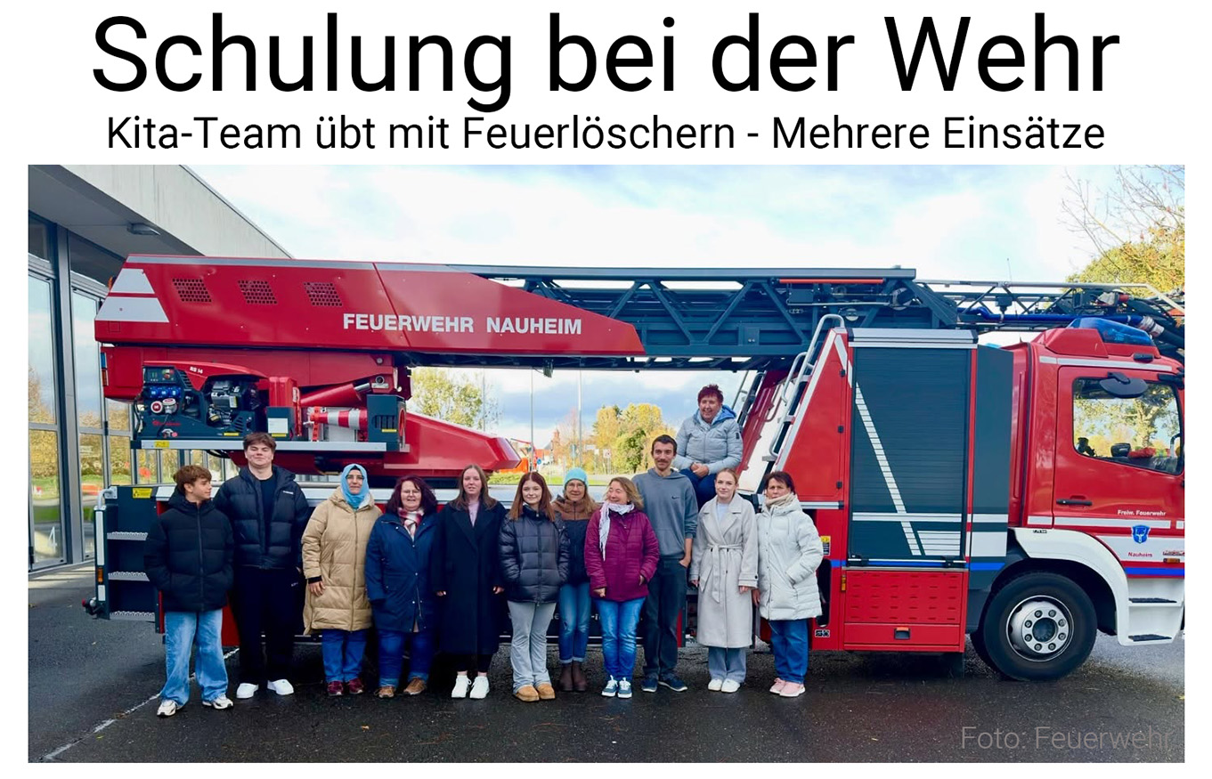 Nauheim-Online - Erziehungskrfte bei der Feuerwehr in Nauheim